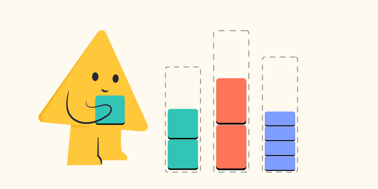 AI-powered data categorization illustration